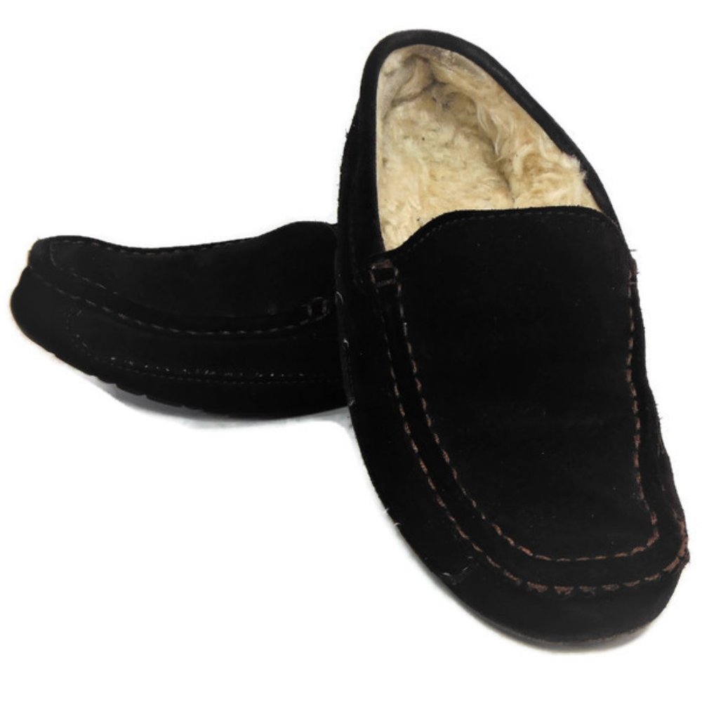 Mens Brown Suede Leather Driving Shoes - Moccasins
